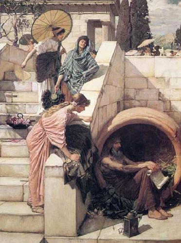 John William Waterhouse Diogenes china oil painting image